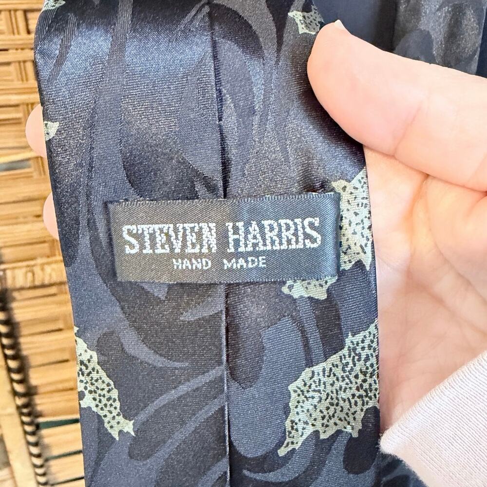 Vintage Steven Harris handmade neck tie golf golfing problems novelty Korea made - Picture 3 of 5
